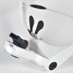 Head Mount Magnifying Glass Eyewear LED Light 5 Lens Glasses Free Magnifier