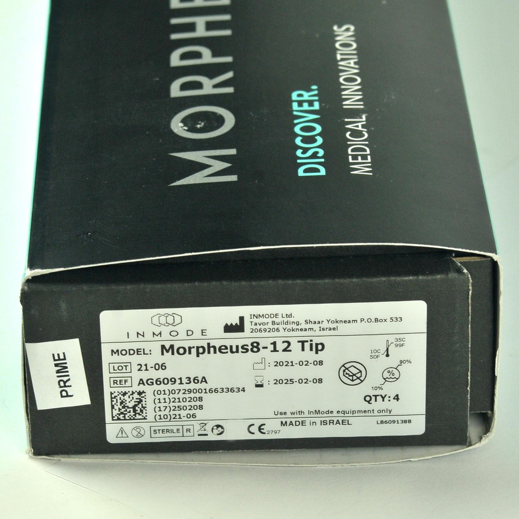 InMode Morpheus8-12 RF Microneedling Resurfacing Tip Prime 12 Pin AG609136A x5Pc
