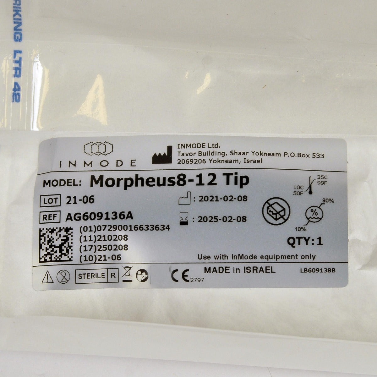 InMode Morpheus8-12 RF Microneedling Resurfacing Tip Prime 12 Pin AG609136A x5Pc