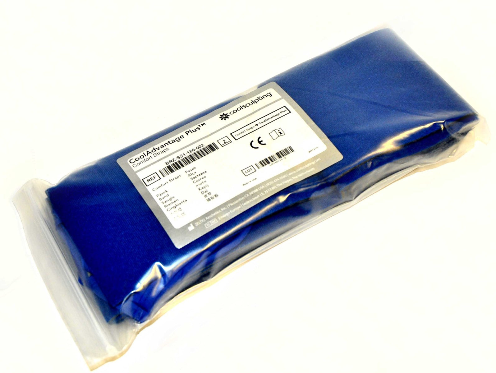 Zeltiq CoolSculpting CoolAdvantage PLUS Blue Comfort Straps 5" BRZ-SS1-180-002