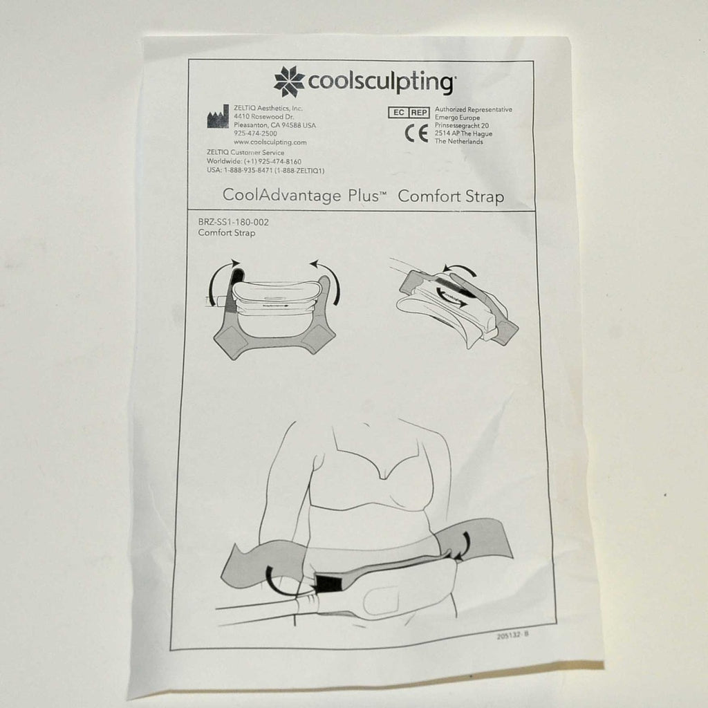 Zeltiq CoolSculpting CoolAdvantage PLUS Blue Comfort Straps 5" BRZ-SS1-180-002