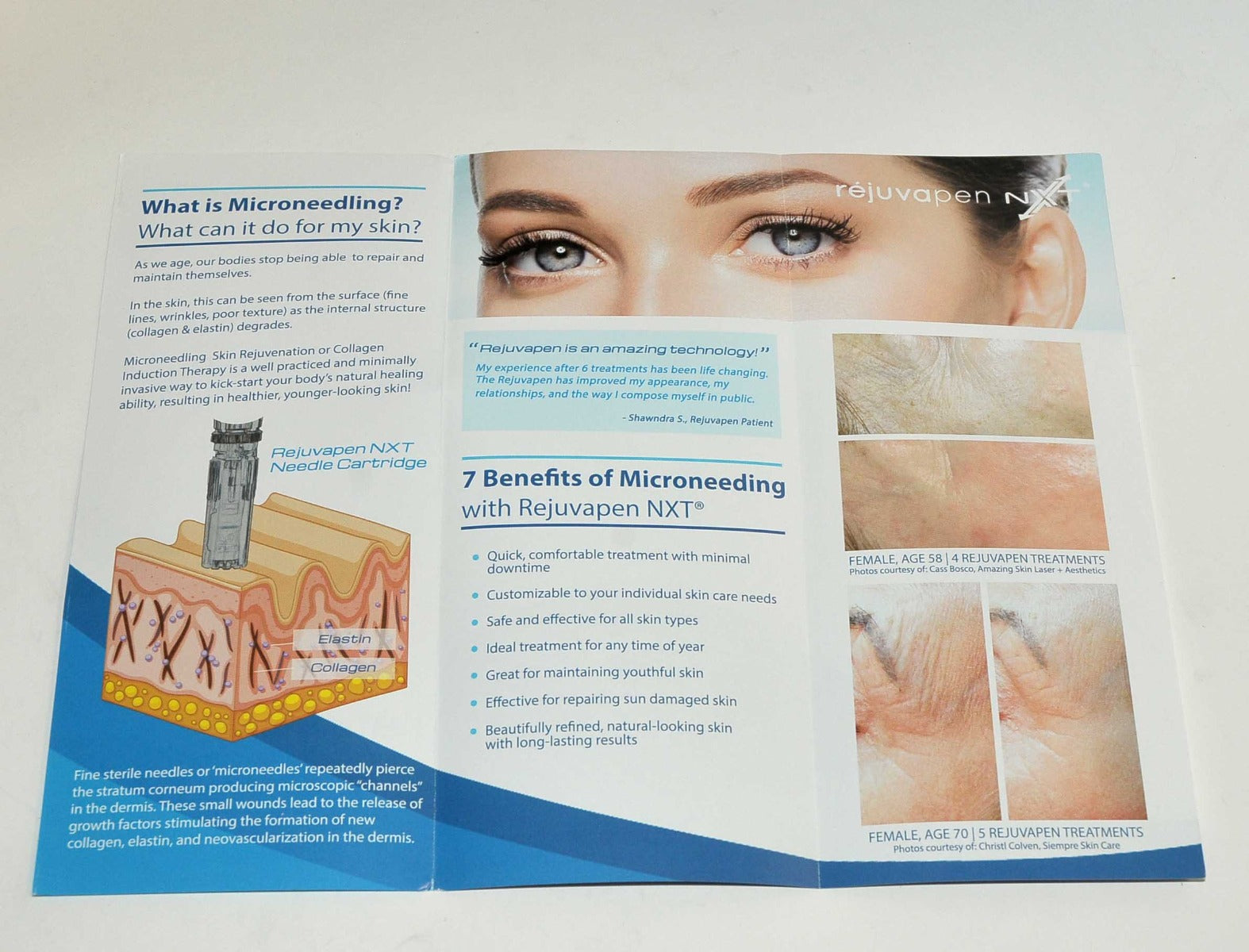 Rejuvapen Aesthetic Technologies Office Clinic Microneedling NXT Brochure x20Pcs