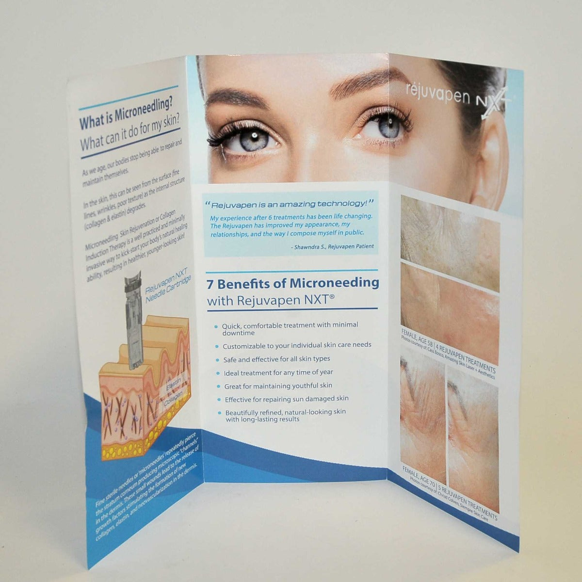 Rejuvapen Aesthetic Technologies Office Clinic Microneedling NXT Brochure x9Pcs