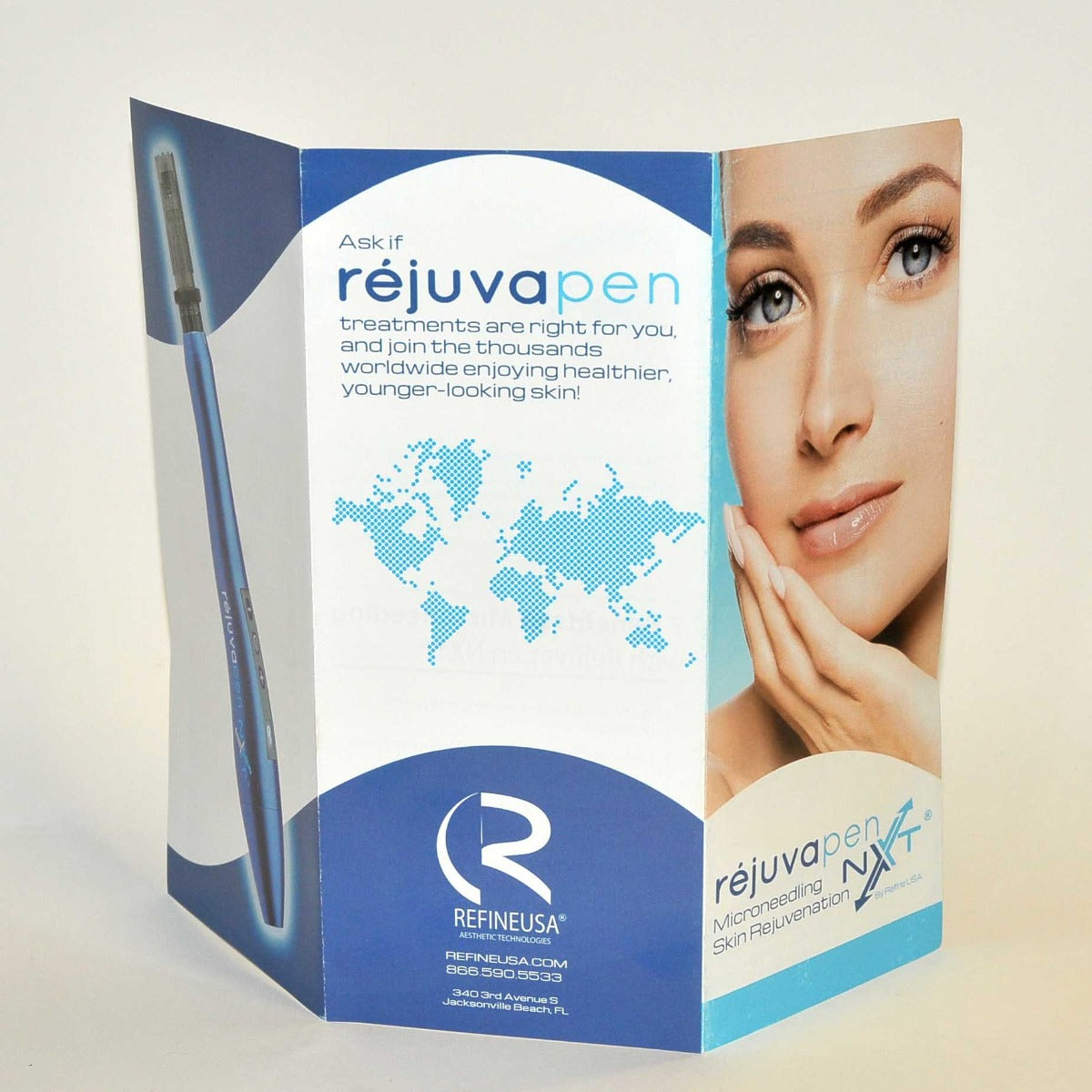 Rejuvapen Aesthetic Technologies Office Clinic Microneedling NXT Brochure x9Pcs