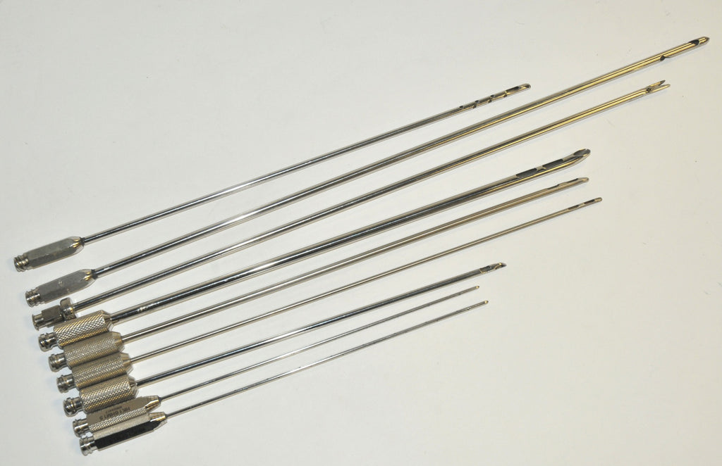 Cannulae Instrument Fat Suction Tools Cannula Handpiece Tips Probes x9Pcs