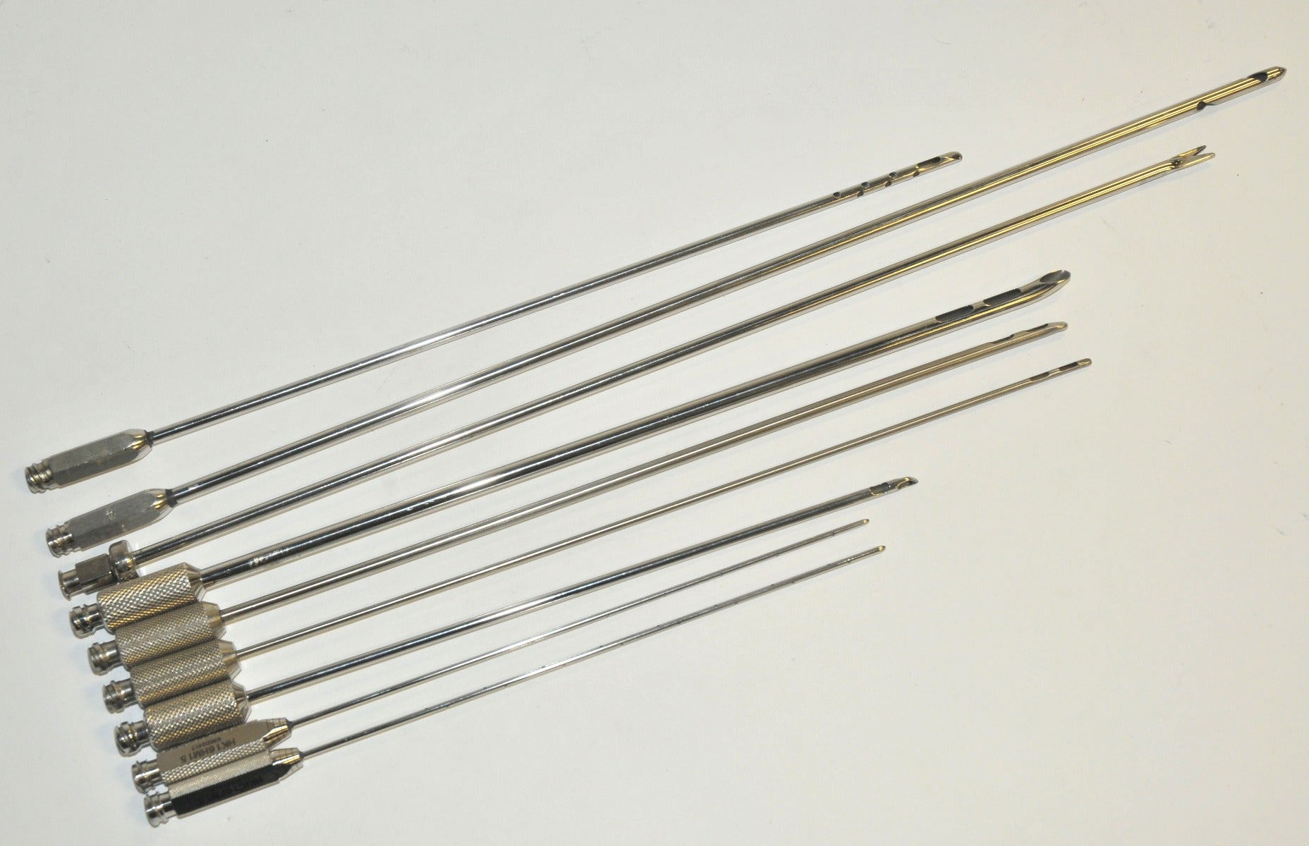 Cannulae Instrument Fat Suction Tools Cannula Handpiece Tips Probes x9Pcs