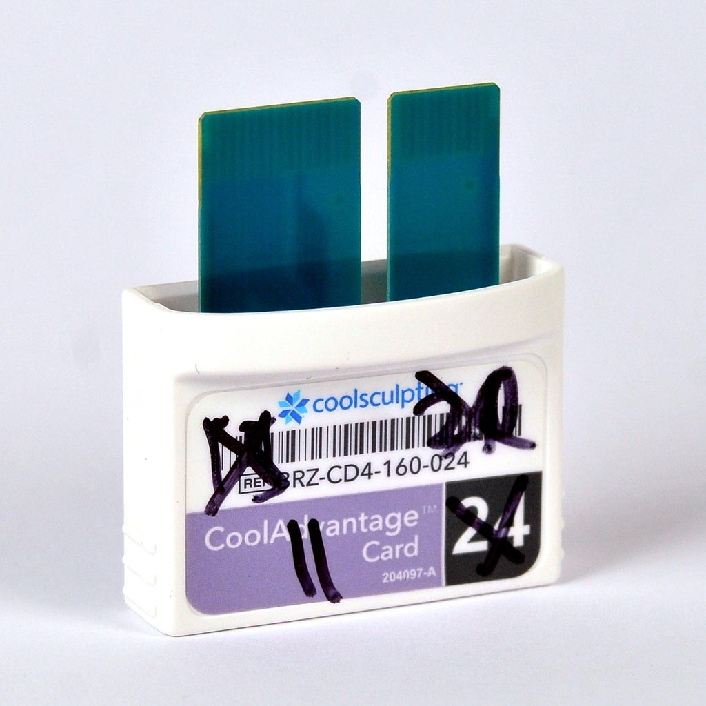 Zeltiq CoolSculpting BRZ-CD4-160-024 CoolADVANTAGE Treatment Cards x11 Cycles