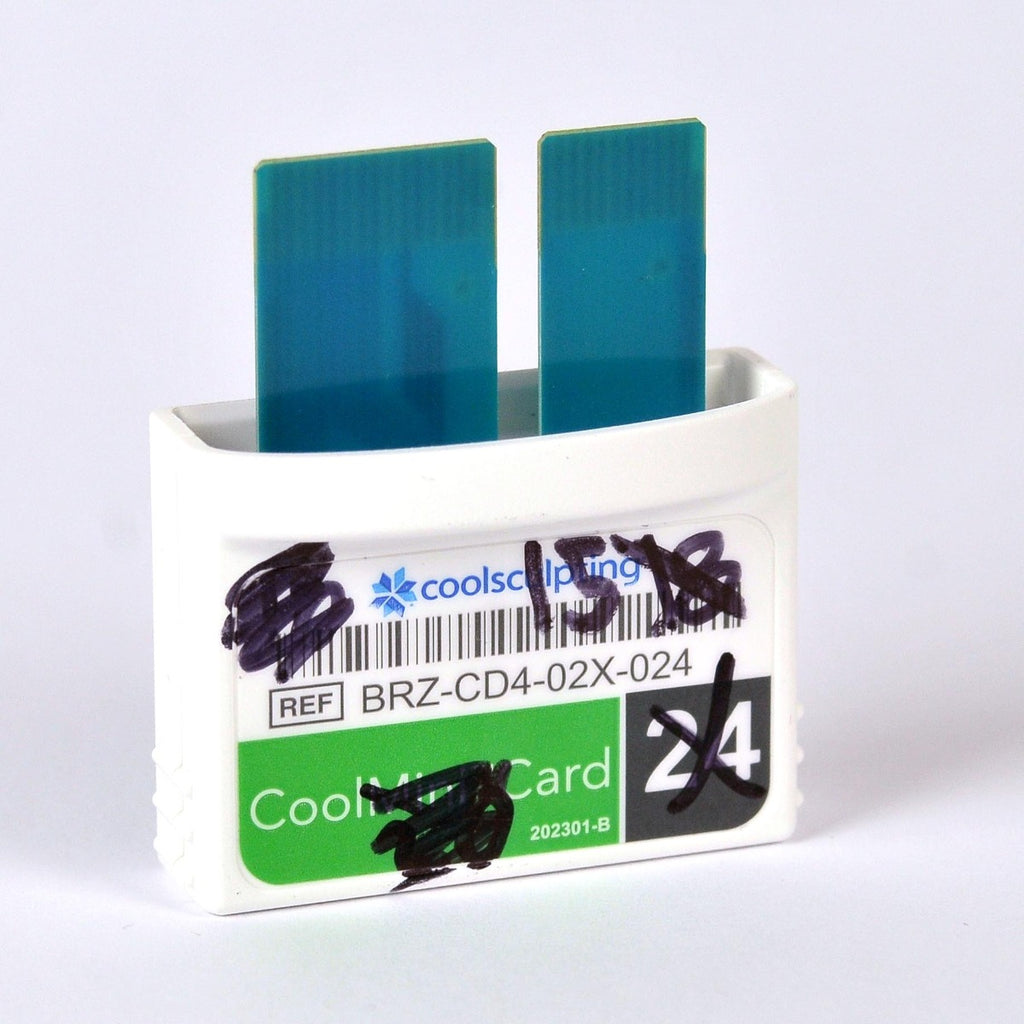 Zeltiq CoolSculpting CoolMini Card BRZ-CD4-02X-024 x15 Treatments Cycle Count
