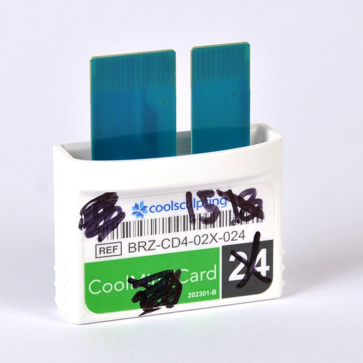 Zeltiq CoolSculpting CoolMini Card BRZ-CD4-02X-024 x15 Treatments Cycle Count