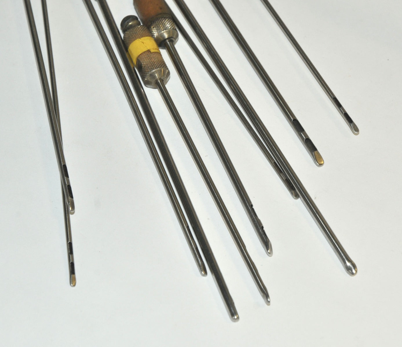Cannulae Surgical Instrument Aspiration Suction Cannula Handle Tip LOT (x10 Pcs)