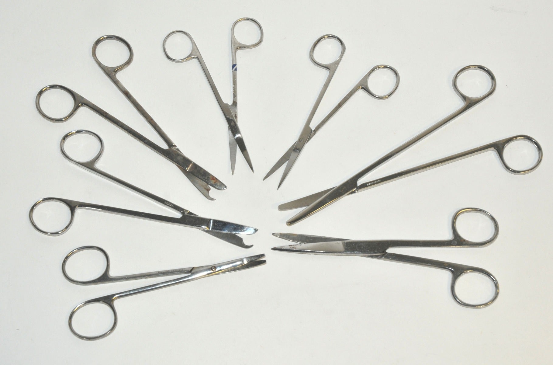 Stainless Steel Surgical Instrument Scissors Cutters Autoclavable LOT x7 Pcs
