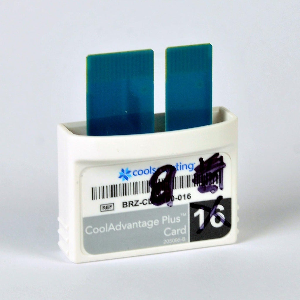 Zeltiq CoolSculpting CoolAdvantage PLUS Card BRZ-CD4-180-016 205095-B x8 Cycles
