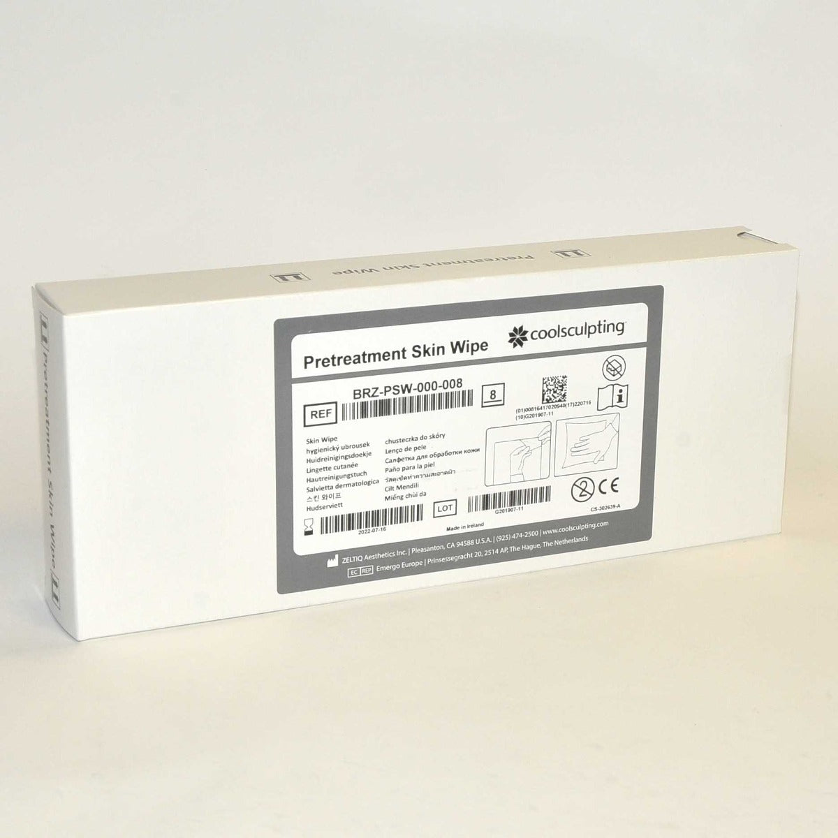 ZELTIQ CoolSculpting Pretreatment Skin Wipe BRZ-PSW-000-008 Treatment 07/22 x8Pc