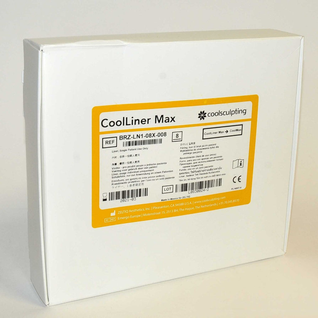 Zeltiq CoolSculpting CoolLiner Cool Max CoolMax Liner BRZ-LN1-08X-008 3/21 x8Pcs
