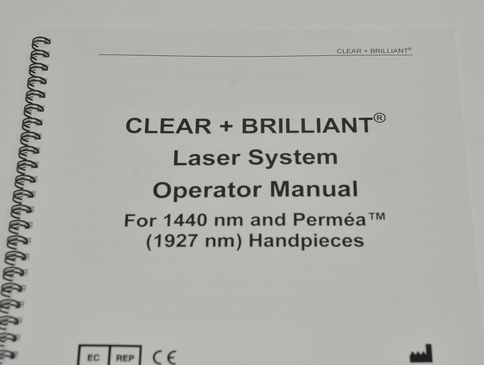 Clear Brilliant SC Region Kit SlimTouch 410 Touch Pad Keyboard YP-18 User Manual