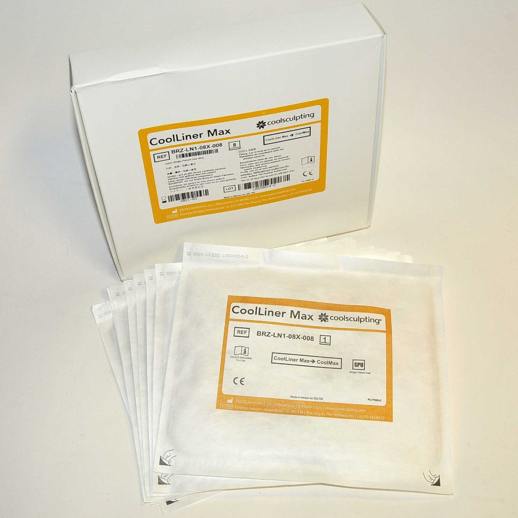 Zeltiq CoolSculpting CoolLiner Cool Max CoolMax Liner BRZ-LN1-08X-008 3/21 x8Pcs
