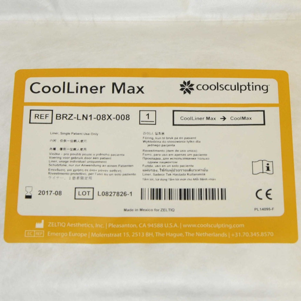 Zeltiq CoolSculpting CoolLiner CoolMax Liner BRZ-LN1-08X-008 8/17 x8Pcs Cool Max