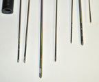 Cannulae Surgical Instrument Threaded Aspiration Suction Cannula Handle Tip x8Pc