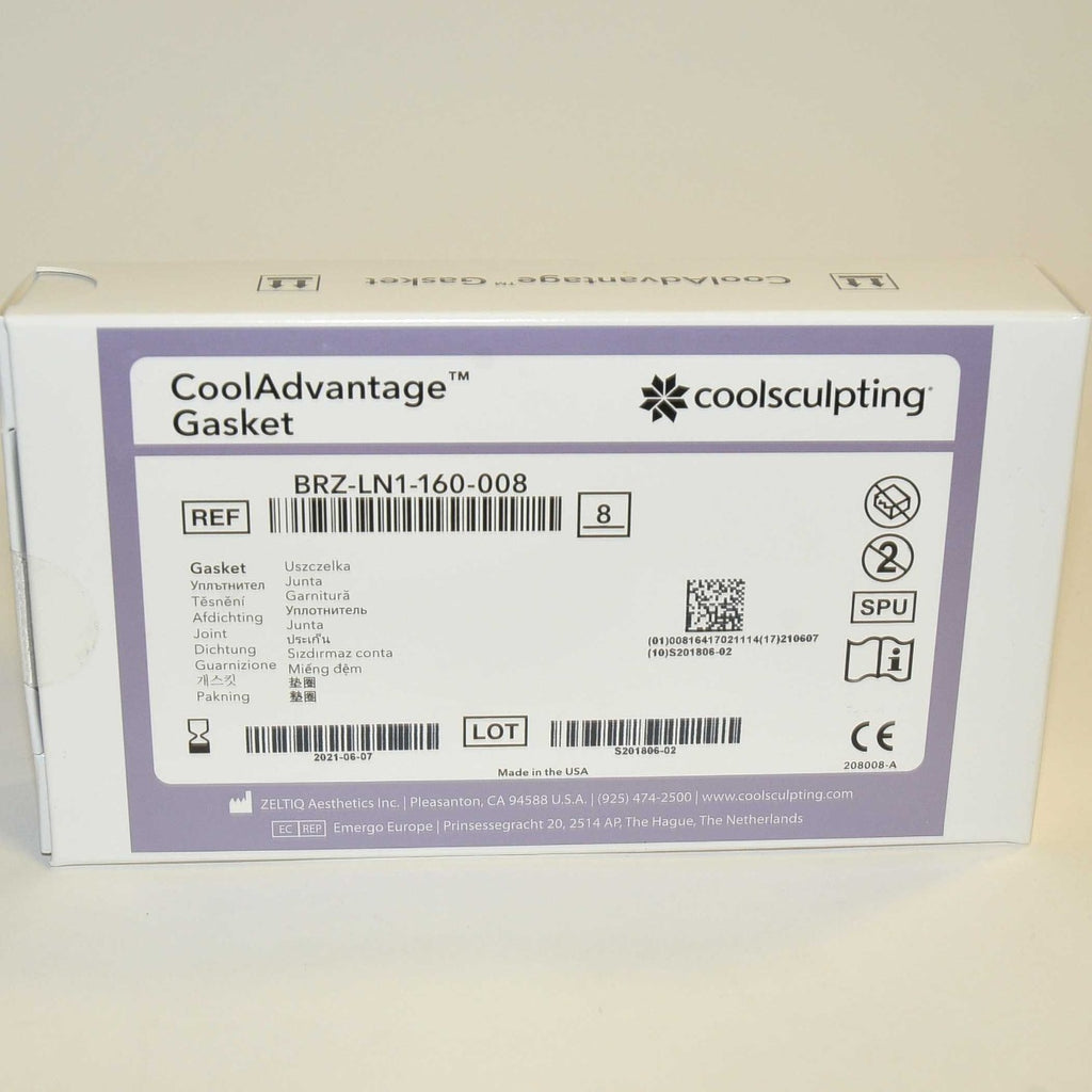 Zeltiq CoolSculpting CoolAdvantage Gasket BRZ-LN1-160-008 Exp 06/2021 x8Pcs