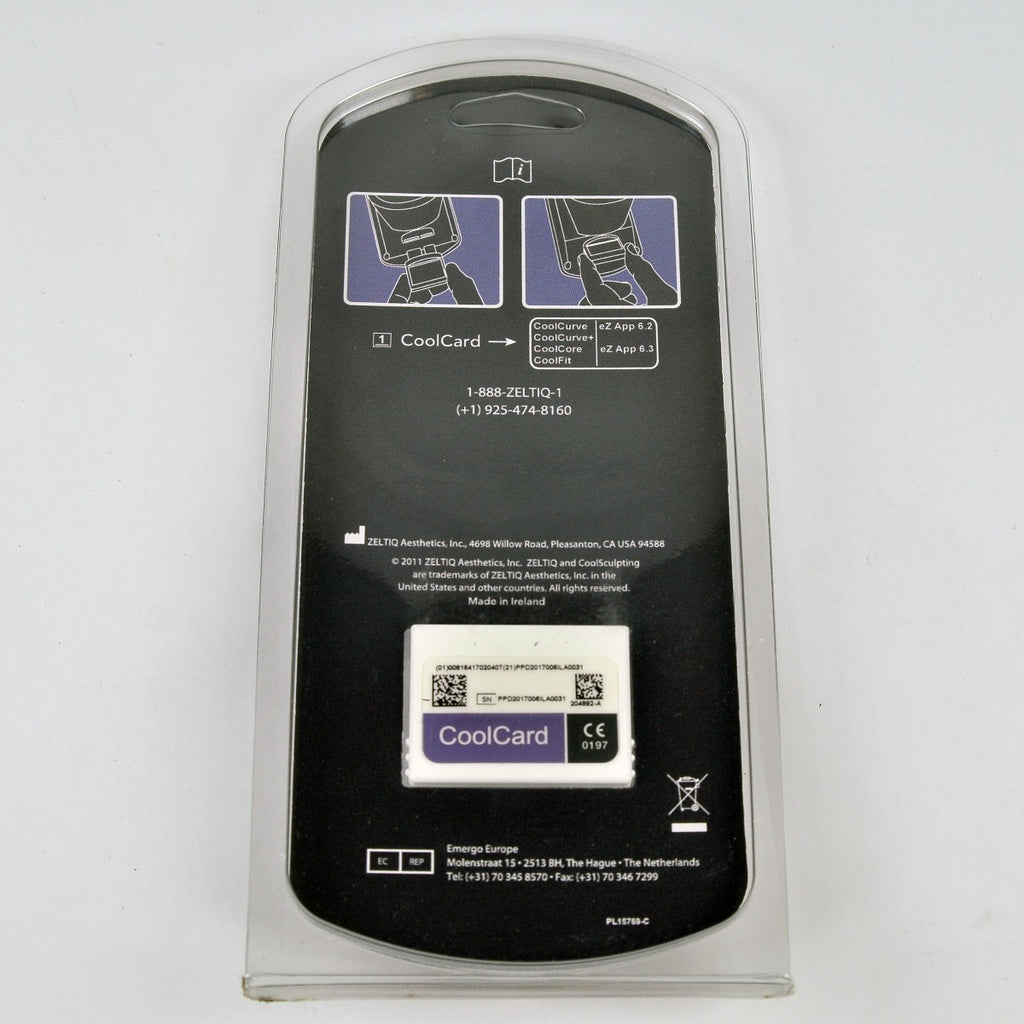 ZELTIQ CoolSculpting CoolCard BRZ-CD4-06X-024 Purple Card 24 Cycles Remaining