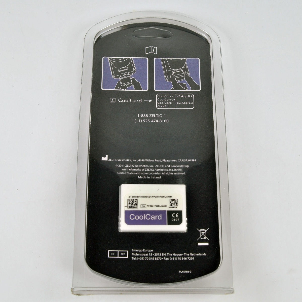 ZELTIQ CoolSculpting CoolCard BRZ-CD4-06X-024 Purple Card 24 Cycles Remaining