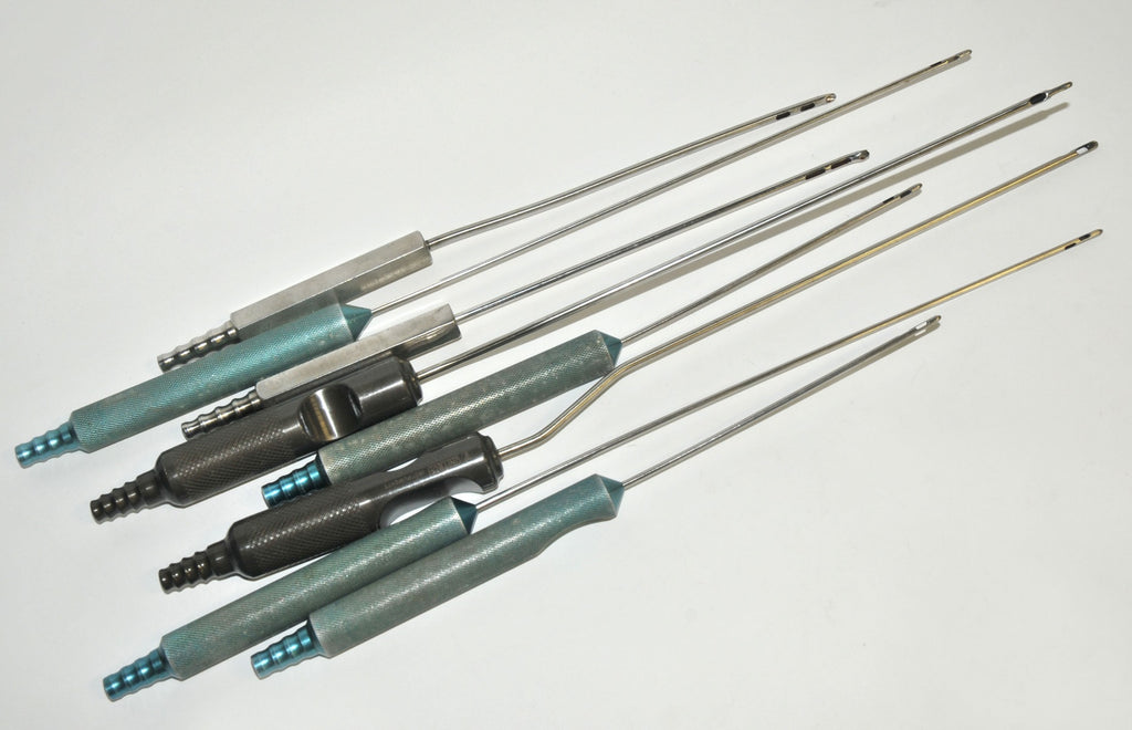 Cannulae Instrument Aspiration Suction Cannula Handpiece Handle Tips x8 Pcs