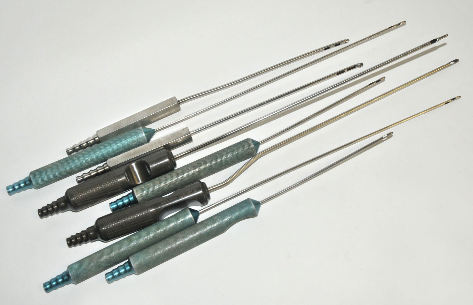 Cannulae Instrument Aspiration Suction Cannula Handpiece Handle Tips x8 Pcs