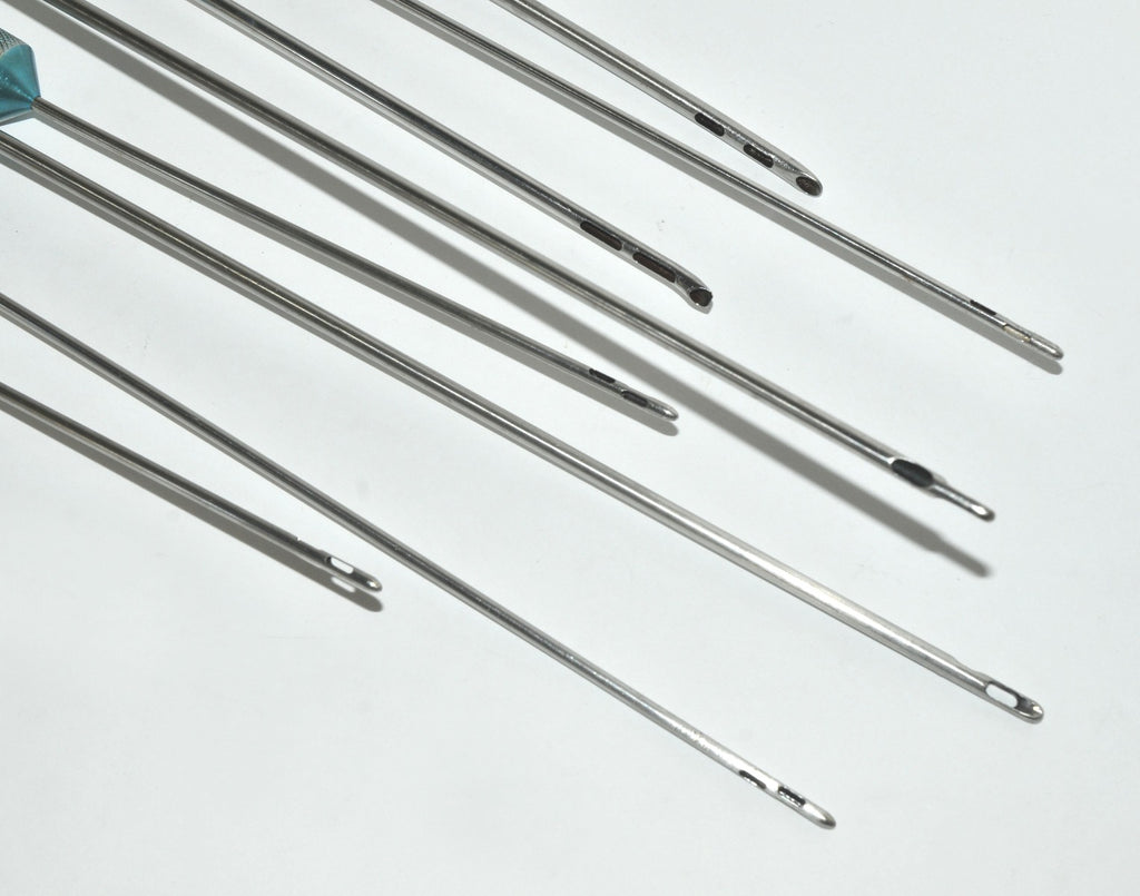 Cannulae Instrument Aspiration Suction Cannula Handpiece Handle Tips x8 Pcs