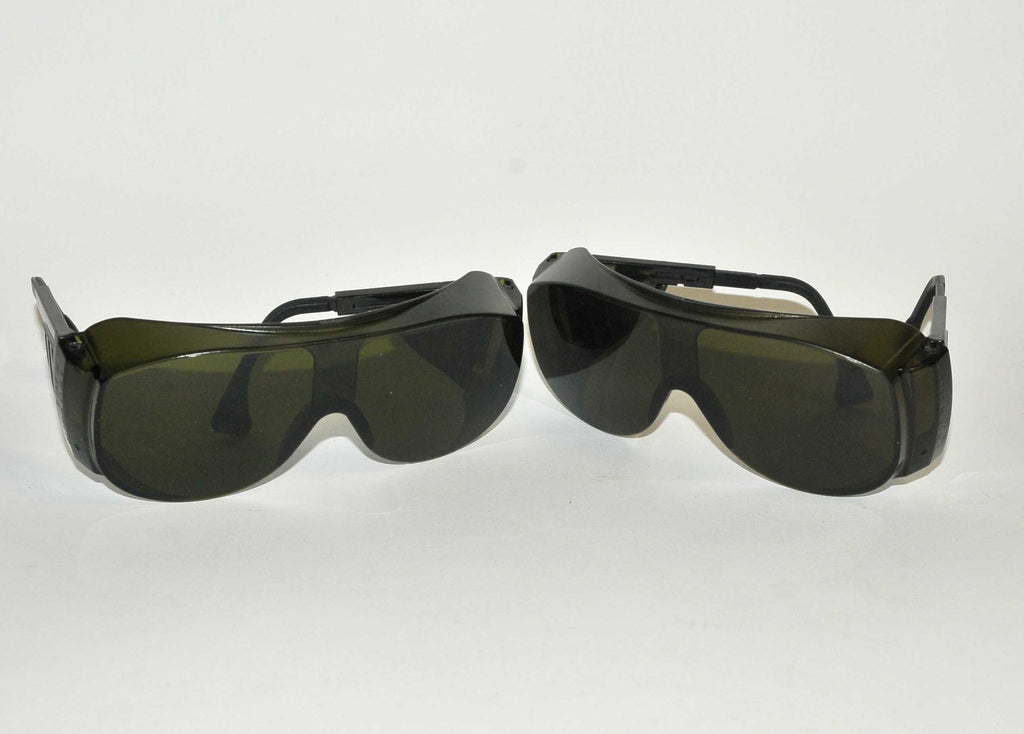 Laser W166 Green Tint IPL Glasses Protective Eyewear Eye W Z87 Lot (Set of 2)