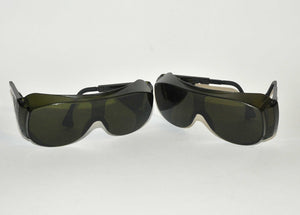 Laser W166 Green Tint IPL Glasses Protective Eyewear Eye W Z87 Lot (Set of 2)
