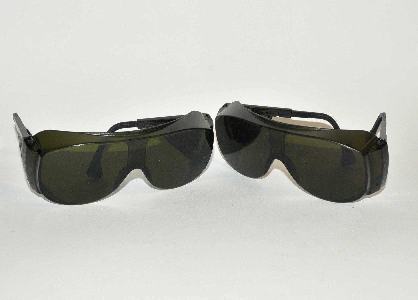 Laser W166 Green Tint IPL Glasses Protective Eyewear Eye W Z87 Lot (Set of 2)