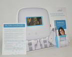 Clear Brilliant Laser Front Office Script Merchandising Display Brochure Stand