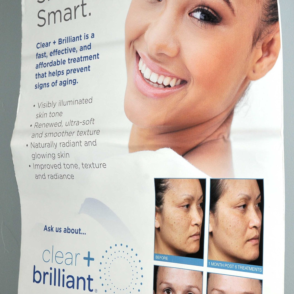 Clear Brilliant Laser Office Window Wall Banner Sticker Merchandising Marketing