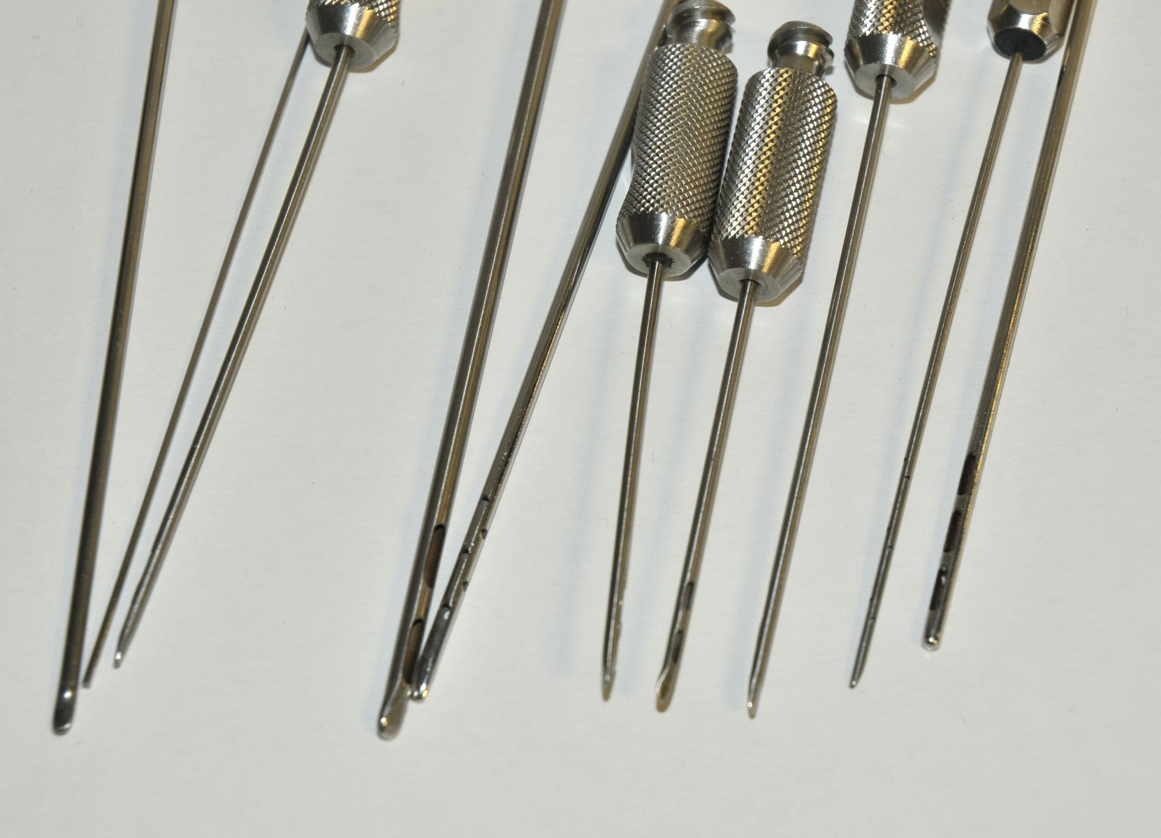 Cannulae Surgical Instrument Aspiration Suction Cannula Handle Tip Probe x11Pcs
