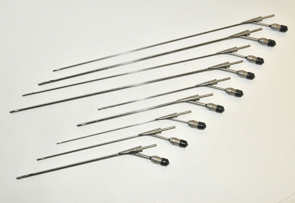 Cannulae Medtronic Xomed Surgical Powersculpt Instrument Suction Cannula Tips x9
