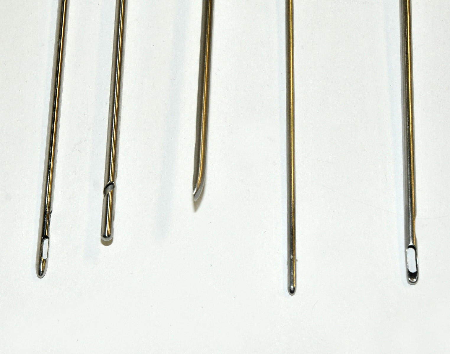 Cannulae Fixed Handle Large Surgical Instrument Aspiration Suction Cannula x5Pcs
