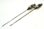 Cannulae Threaded 15.2 15.4 Surgical Instrument Aspiration Suction Cannula x2Pcs