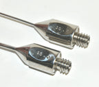 Cannulae Threaded 15.2 15.4 Surgical Instrument Aspiration Suction Cannula x2Pcs