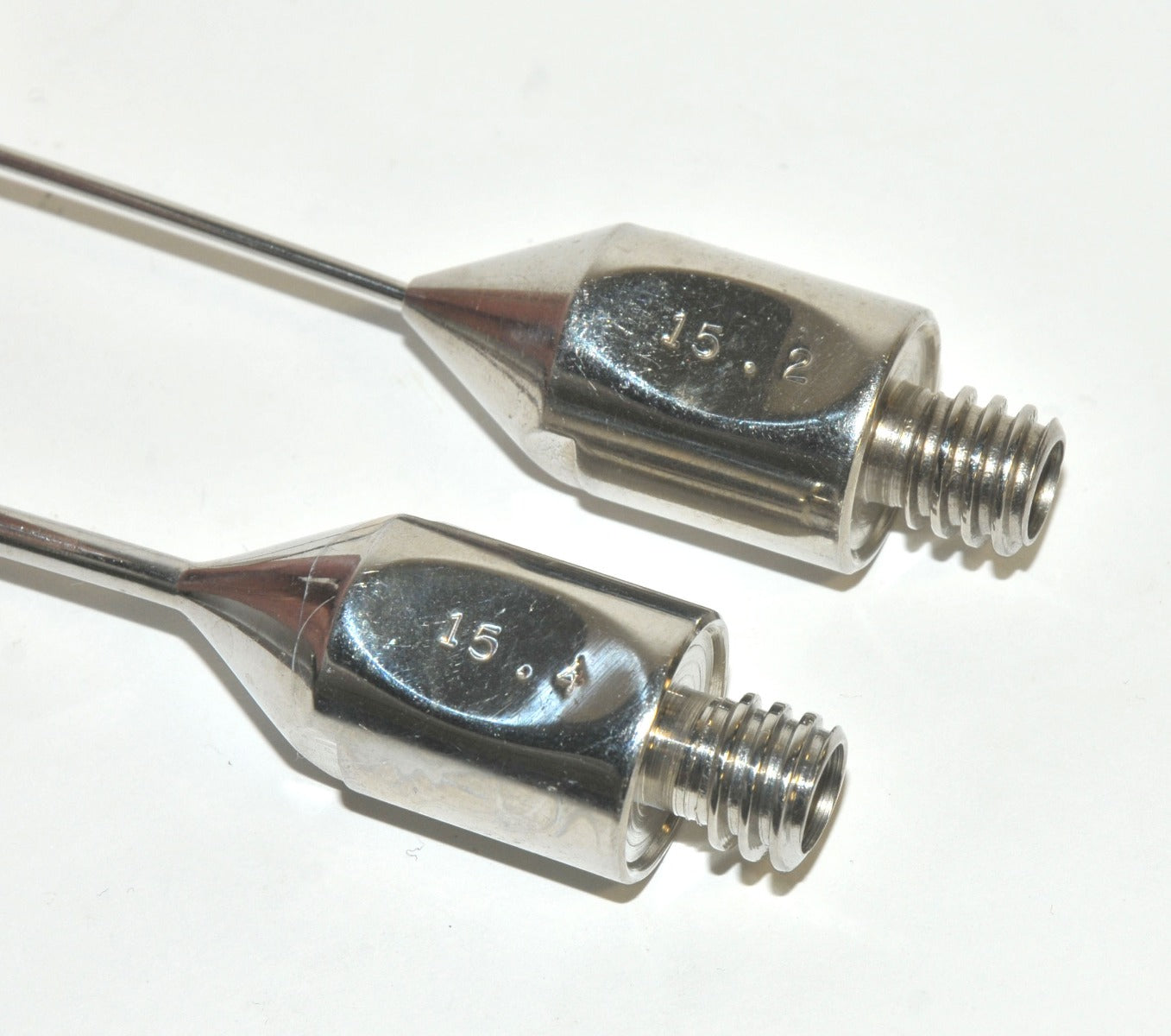 Cannulae Threaded 15.2 15.4 Surgical Instrument Aspiration Suction Cannula x2Pcs