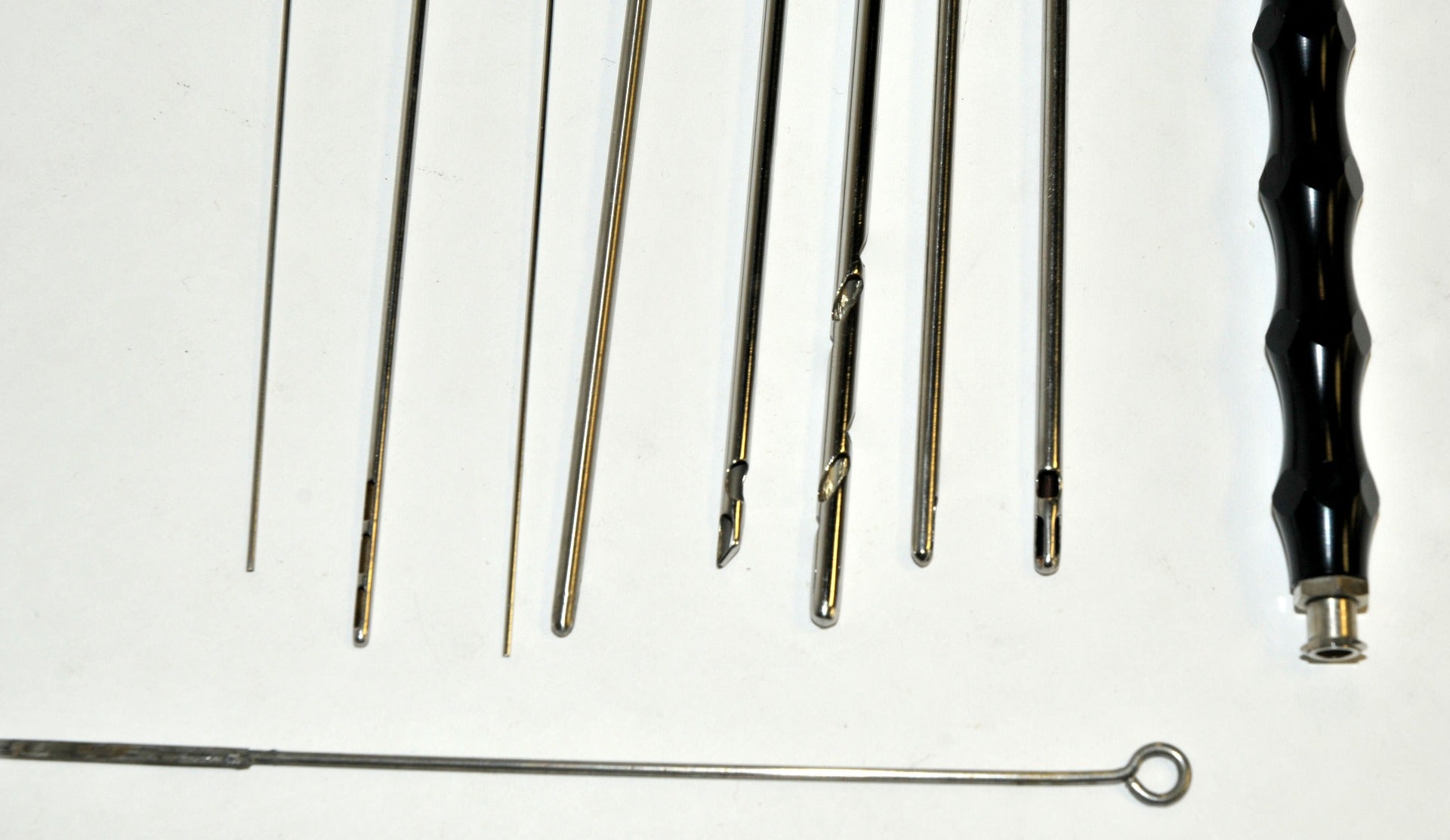 Cannulae Surgical Instrument Aspiration Suction Small Cannula Handle Tips x9 Pcs
