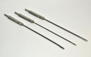 Cannulae MEDICALEX Instruments Aspiration Suction Cannula Fixed Handle Tip x3Pcs
