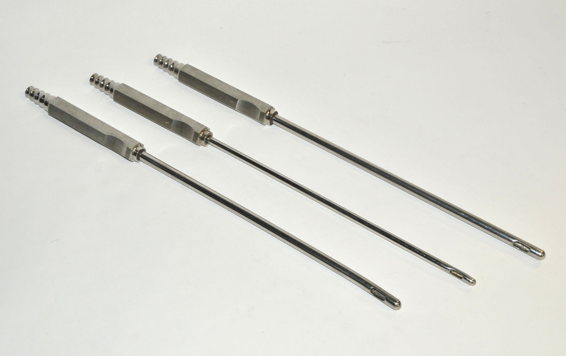 Cannulae MEDICALEX Instruments Aspiration Suction Cannula Fixed Handle Tip x3Pcs