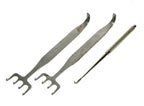 Snowden Pencer 88-1066 Skin Retractors Hook Stainless Steel Karl Storz Set x3Pcs