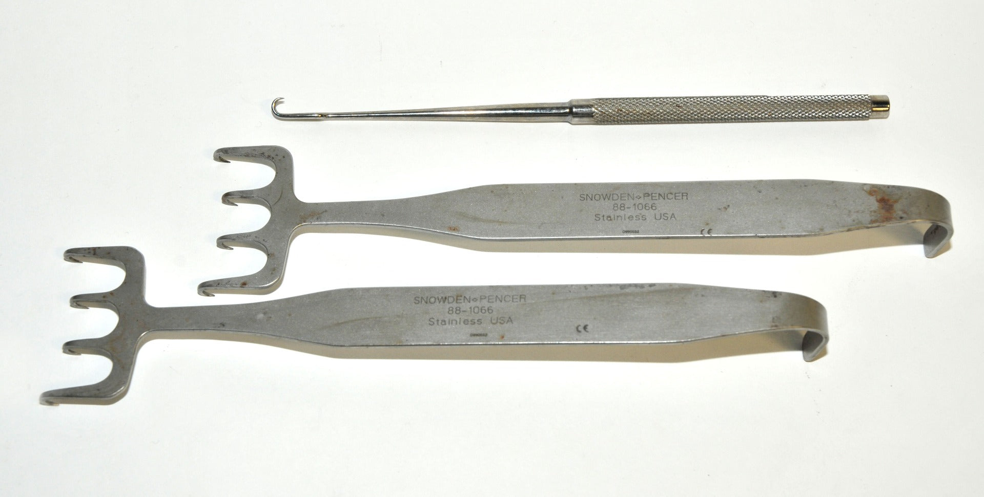 Snowden Pencer 88-1066 Skin Retractors Hook Stainless Steel Karl Storz Set x3Pcs