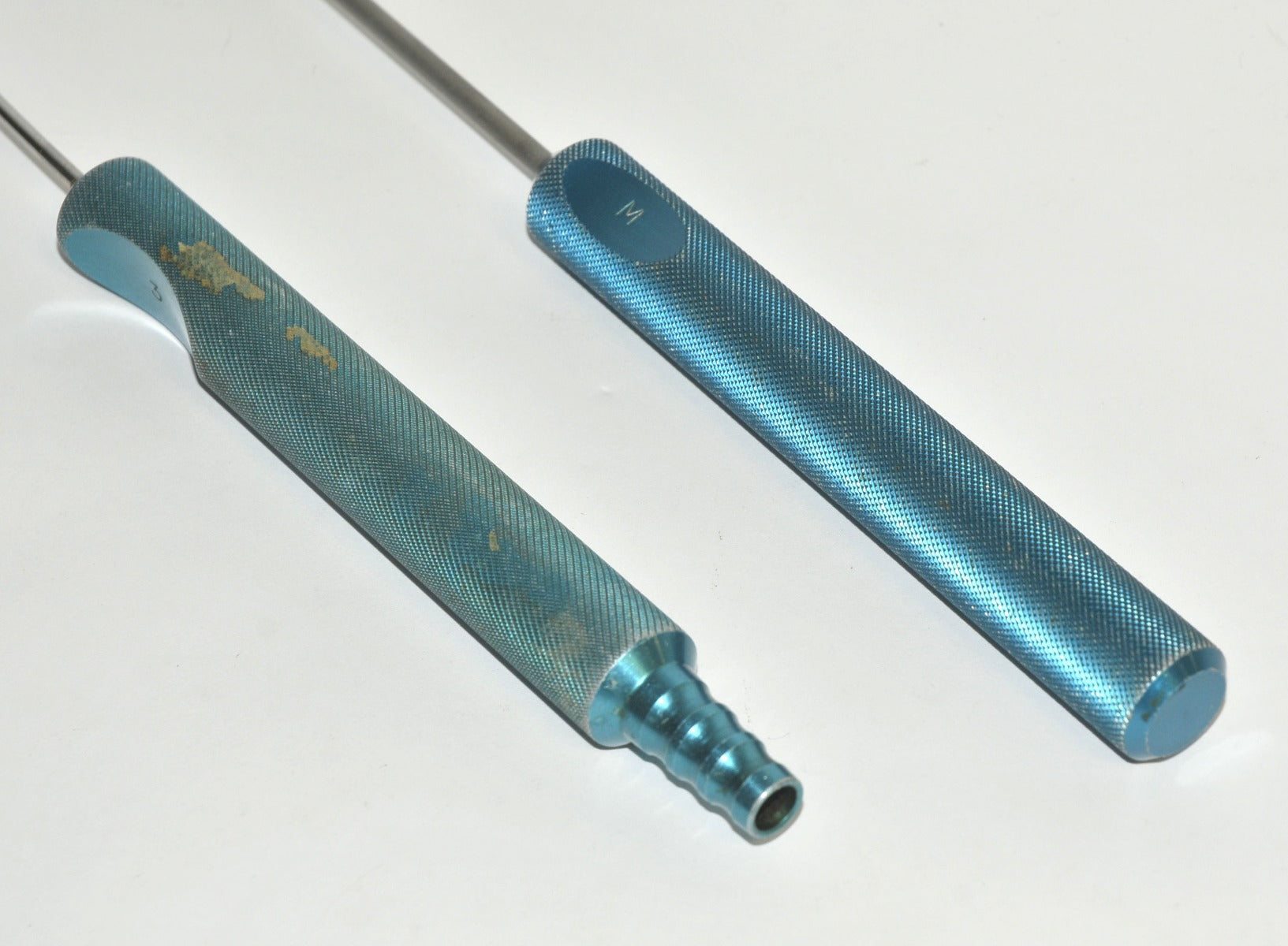 Cannulae Instruments Aspiration Suction Cannula Fixed Handle Tip Fork x2 Pcs
