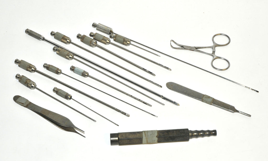 Cannulae Surgical Instrument Aspiration Cannula Handpiece Small Set Kit x16 Pcs