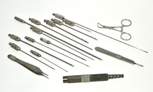 Cannulae Surgical Instrument Aspiration Cannula Handpiece Small Set Kit x16 Pcs
