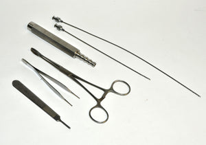 Cannulae Surgical Instrument Aspiration Cannula Handpiece Forcep Tweezer x6 Pcs
