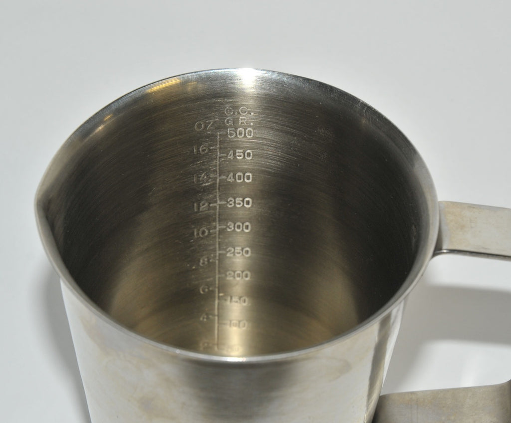 Stainless Steel Surgical 500 cc Metal Measuring 2 oz Cups Polarware Vollrath Lot