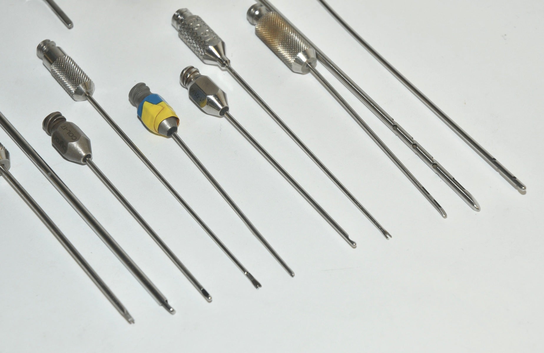 Cannulae Surgical Instrument Aspiration Cannula Handpiece Handle Set Kit x13 Pcs